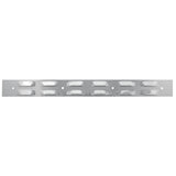 SS Louver Top Mud Flap Accent 2" x 24" (EA)
