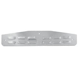 Chrome Louvered Mud Flap Weight 4" x 18" (EA)