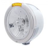 Peterbilt Stainless Steel Classic Half Moon H4 Headlight