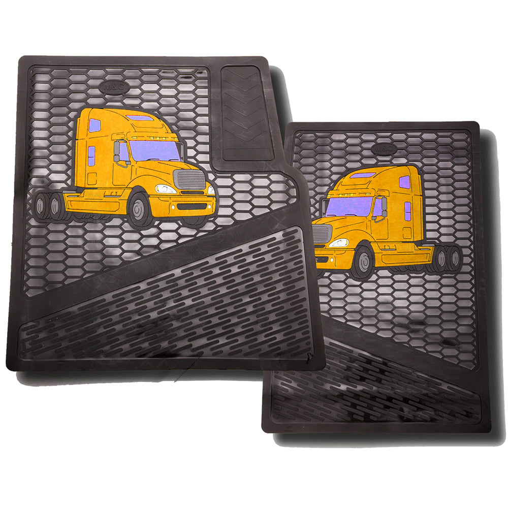 Freightliner Columbia, Century Rubber Floor Mats (PR)
