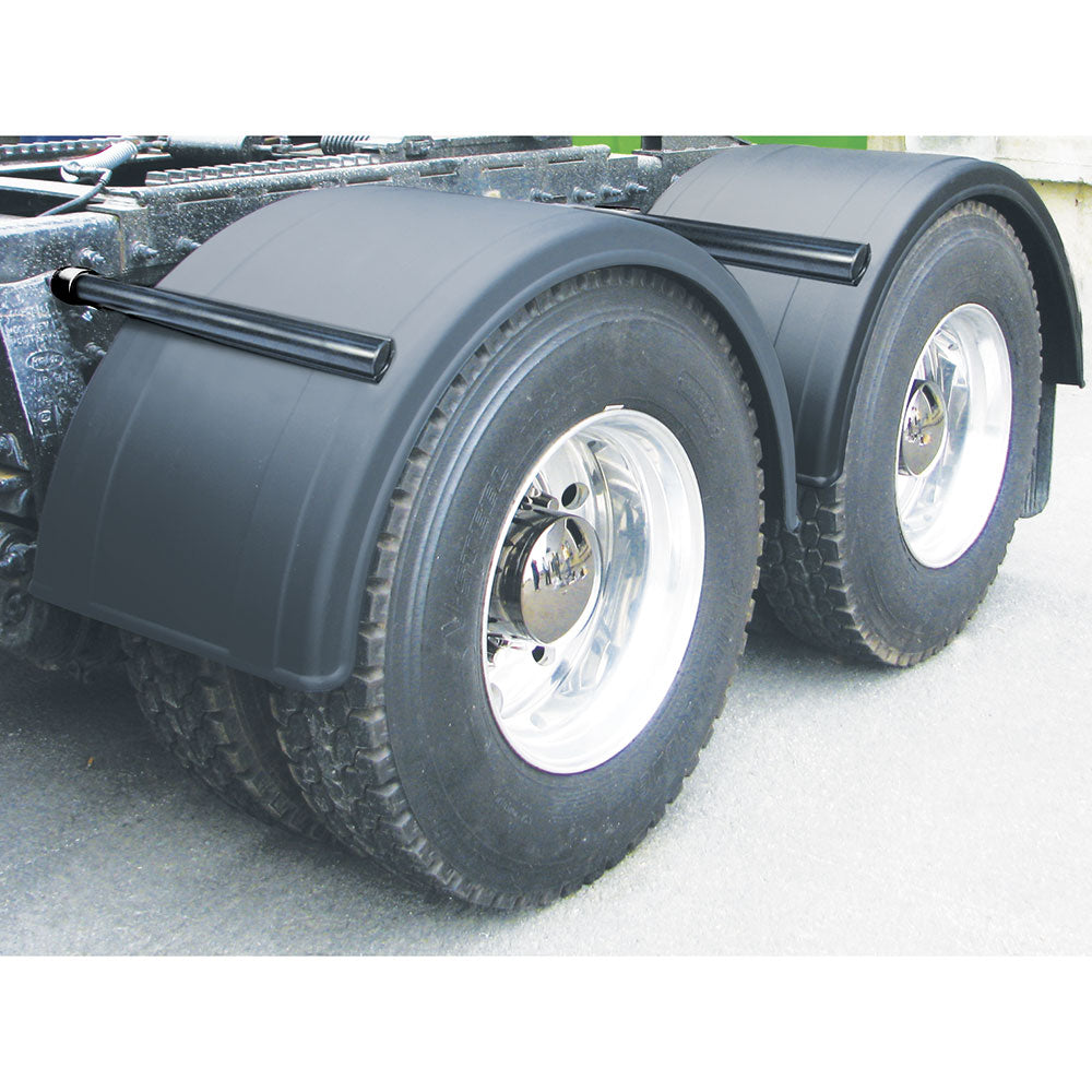 76" Poly Single Axle Fenders and Mounting Kit