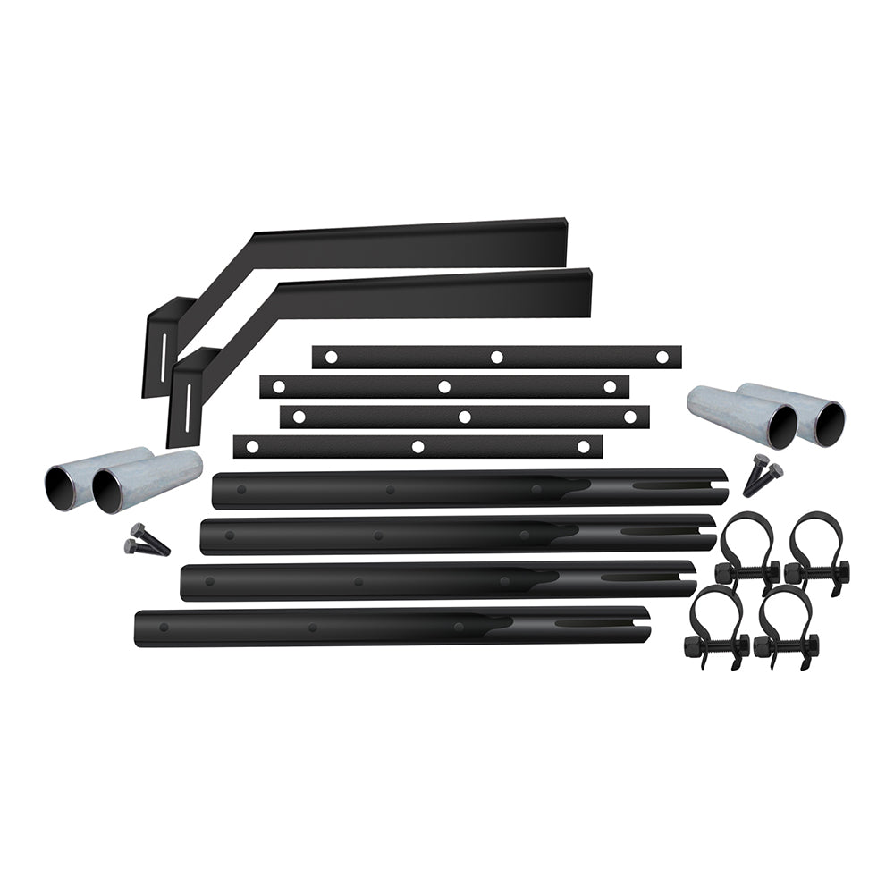133" Ribbed Poly Full Fenders and Mounting Kit