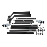 133" Ribbed Poly Full Fenders and Mounting Kit