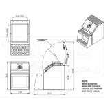 18" Big Mouth Aluminum Step Tool Box