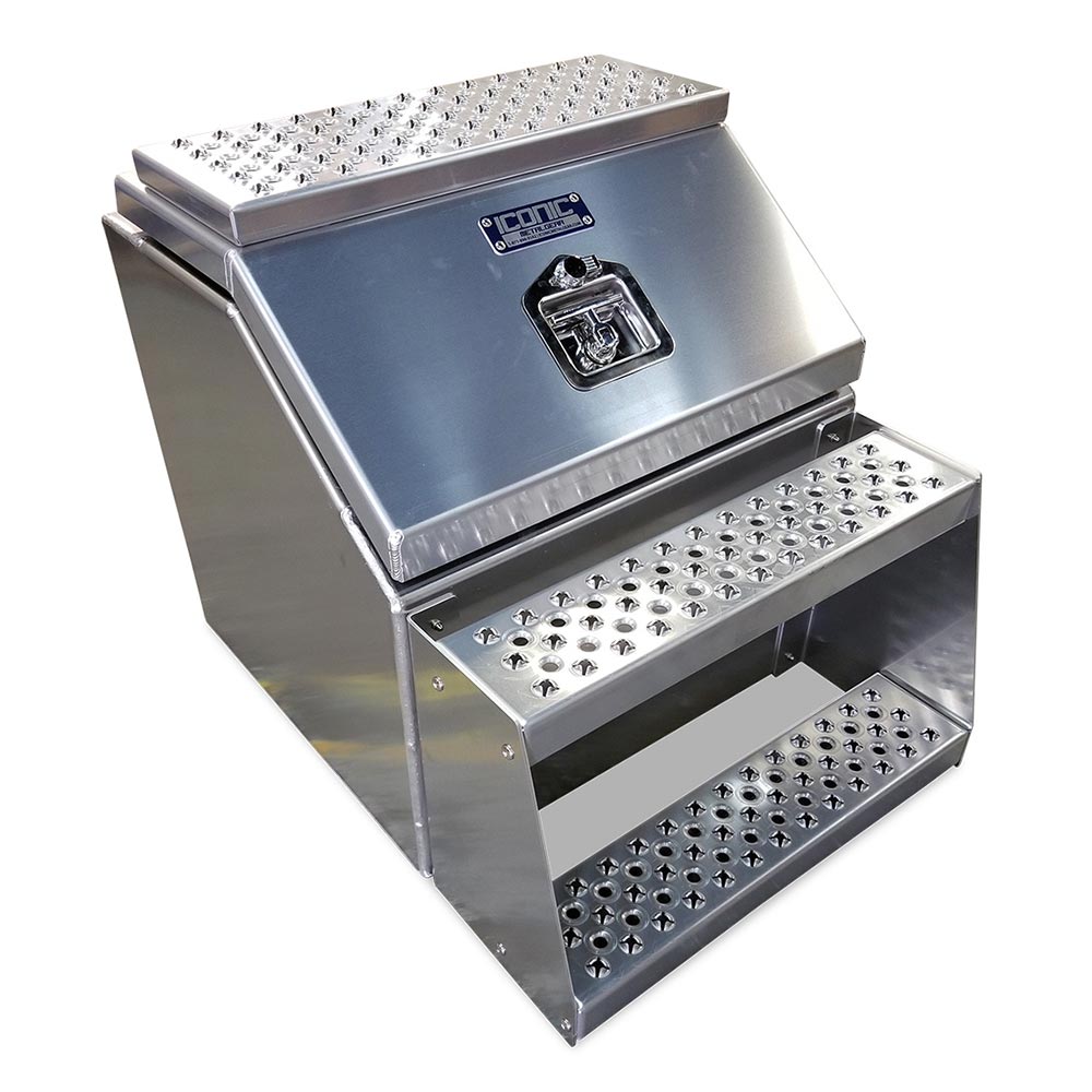 24" Big Mouth Aluminum Step Tool Box