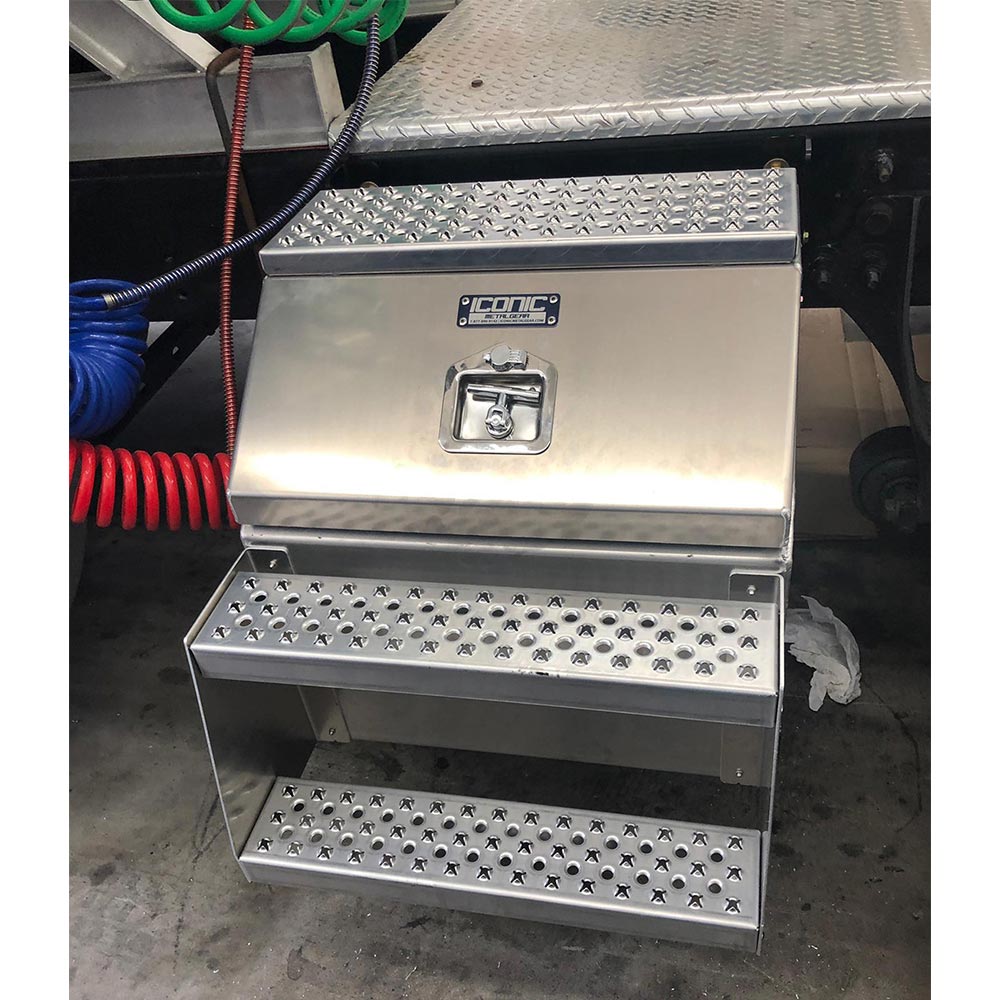 24" Big Mouth Aluminum Step Tool Box