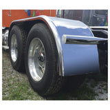 144" 430 Stainless Full Tandem Low Rider Fenders