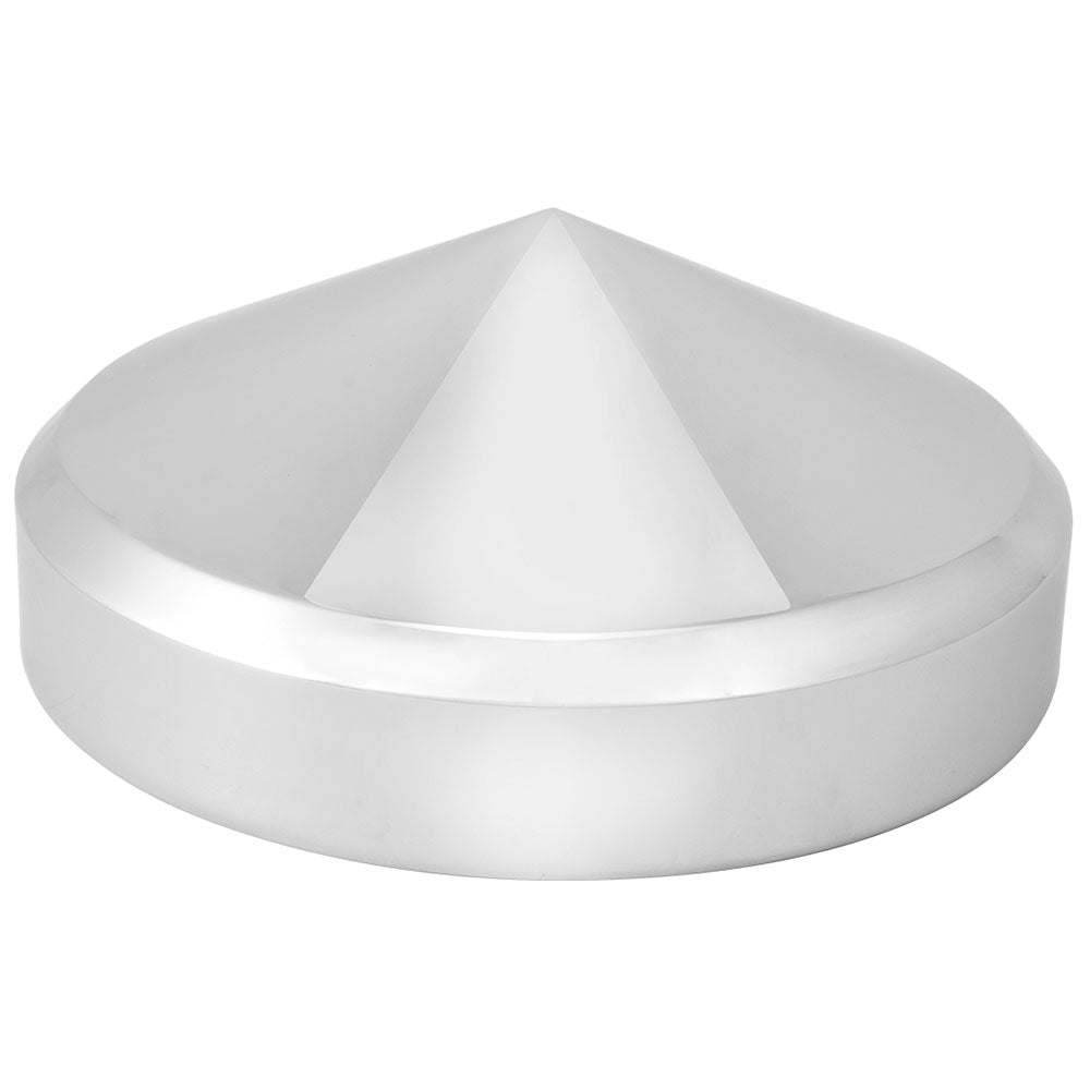 Stainless Cone Rear Hubcap 8.5" Axle, 5/8" Studs, 1-1/2" Side Wall