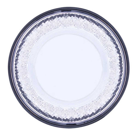 4" White round 24 LED mirage back up light, close-up