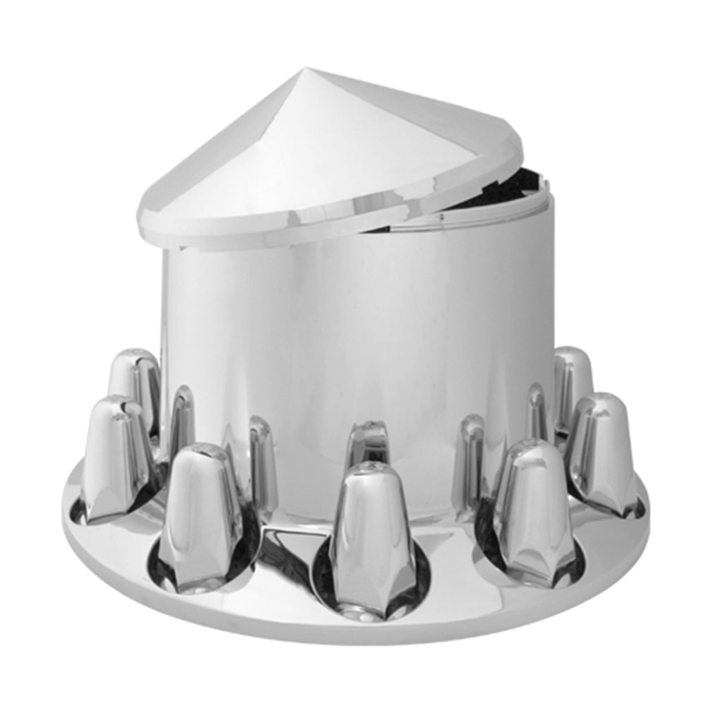 Rear ABS Cone Axle Cover 1.5-inch Push On Nut Covers