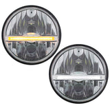 5-3/4" Ultralit 9 LED Headlight with LED Position Light Bar