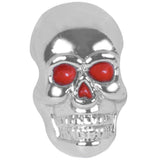 Chrome Skull License Plate Fasteners PR
