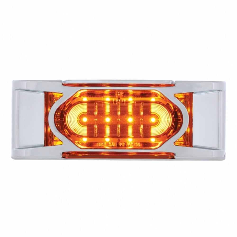 6" 16 LED Reflector Marker Light w/ Bezel