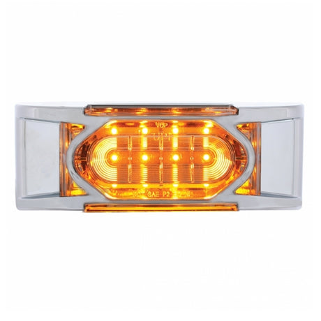 6" 16 LED reflector marker light w/ bezel