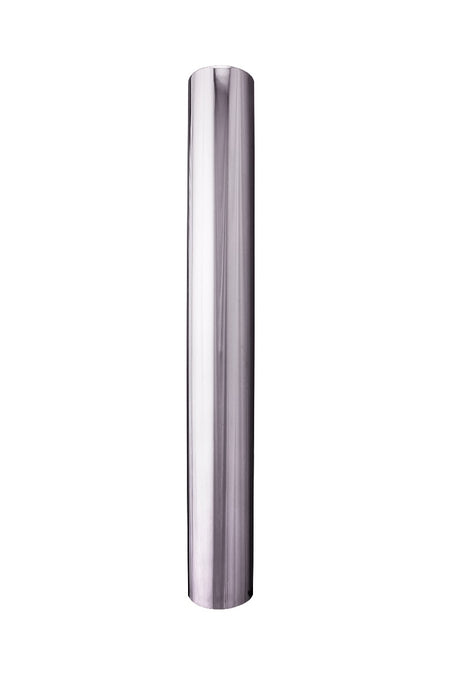 7"D X 108"L flat top one-piece chrome stack