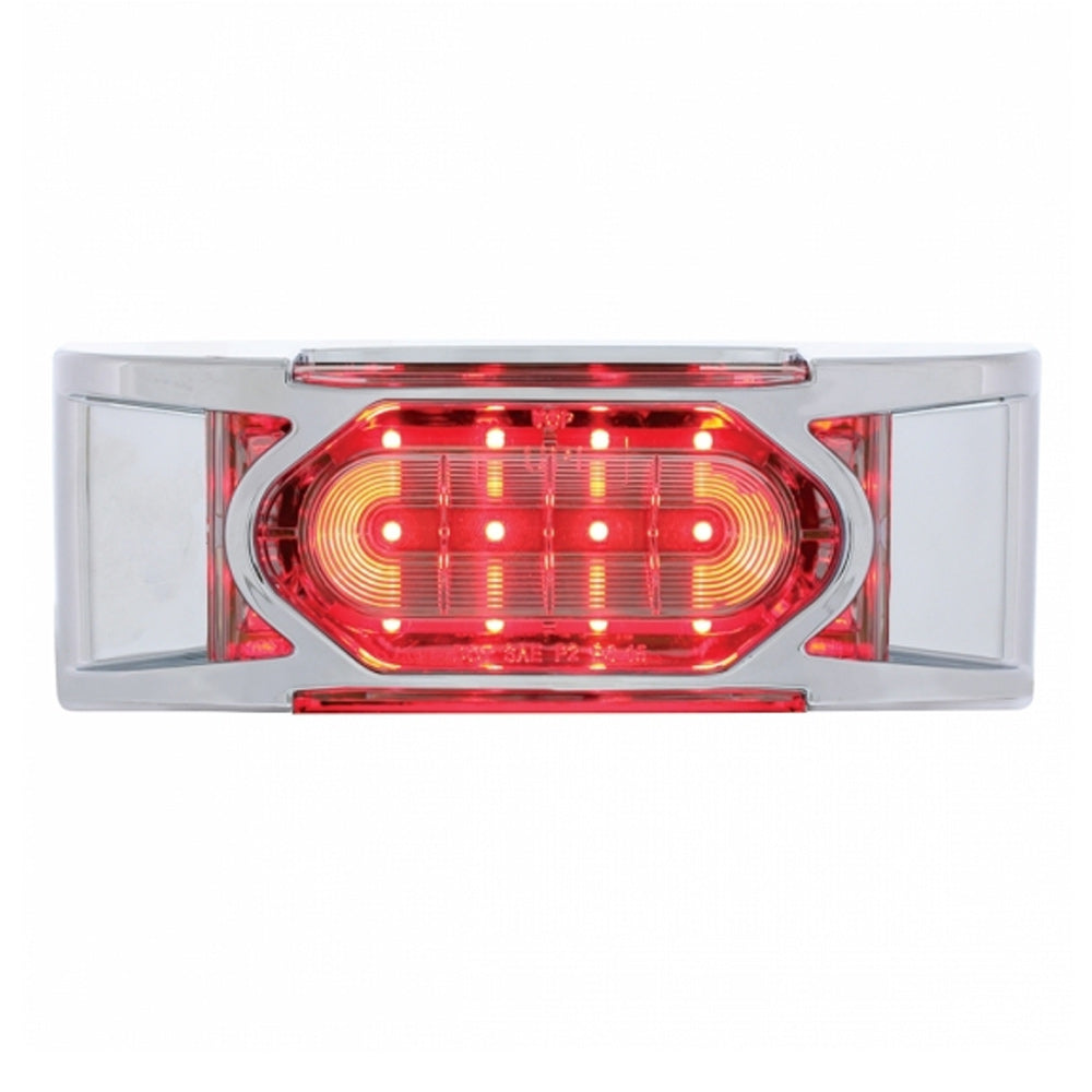 6" 16 LED Reflector Marker Light w/ Bezel