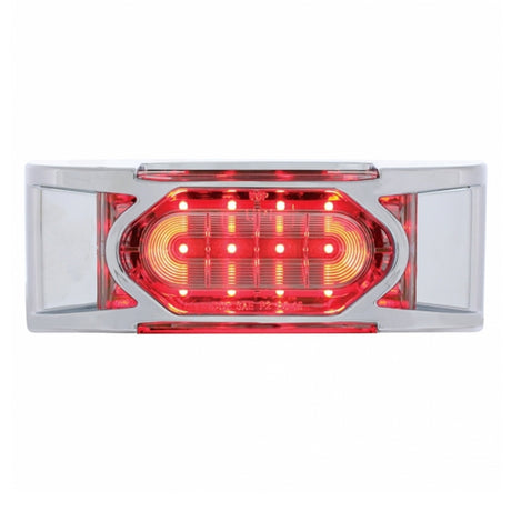 Another angle of 6" 16 LED reflector marker light w/ bezel