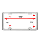 Stainless Steel License Plate Frame