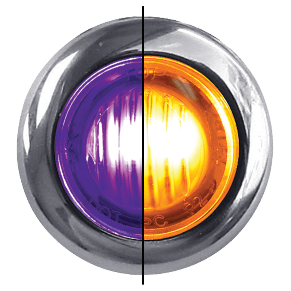 3/4" Dual Revolution Mini Button LED Light