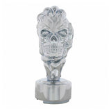 Chrome Thread-On Skull In Hand Gearshift Knob