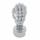 Chrome Thread-On Skull In Hand Gearshift Knob