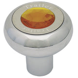 Screw On Chrome Trailer Knob with Jewel