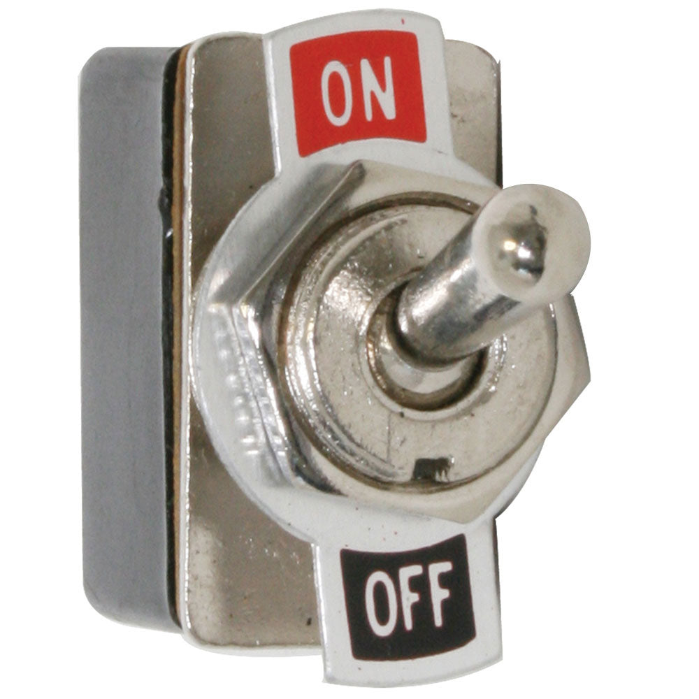Metal Toggle Switch, On-Off, 2 Blade