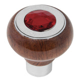 Rosewood Tractor/Trailer Air Valve Knob with Jewel - Thread On