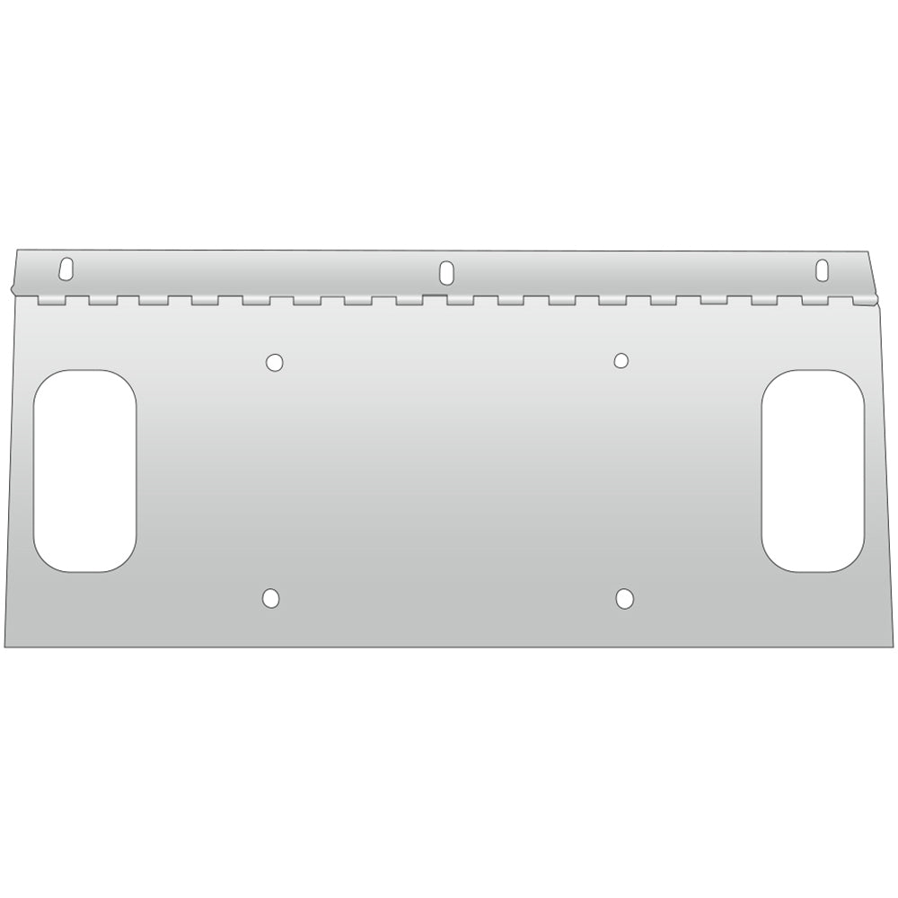 Hinged One Plate Holder with Light Cutouts