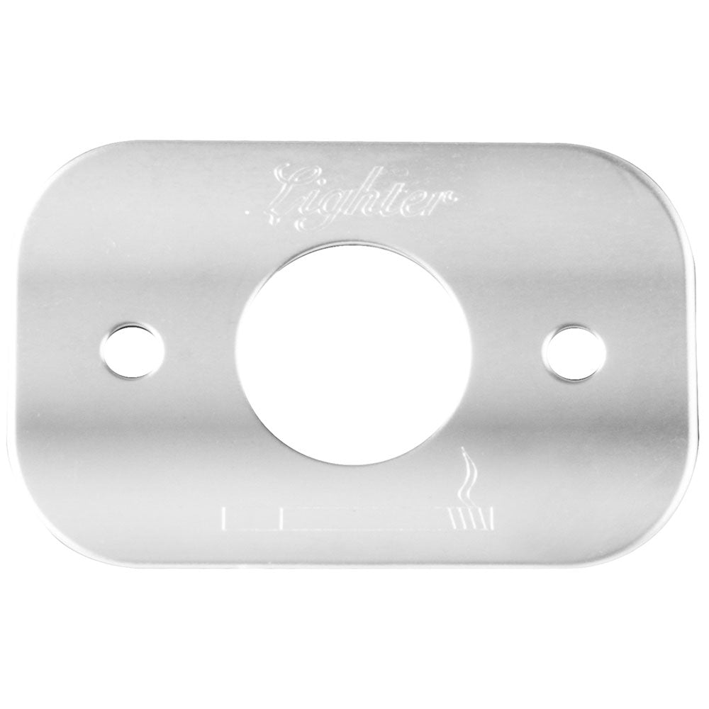Peterbilt Stainless Steel Lighter Dash Plate