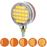 4" 21 LED Round Smart Dynamic Sequential Double Face Light