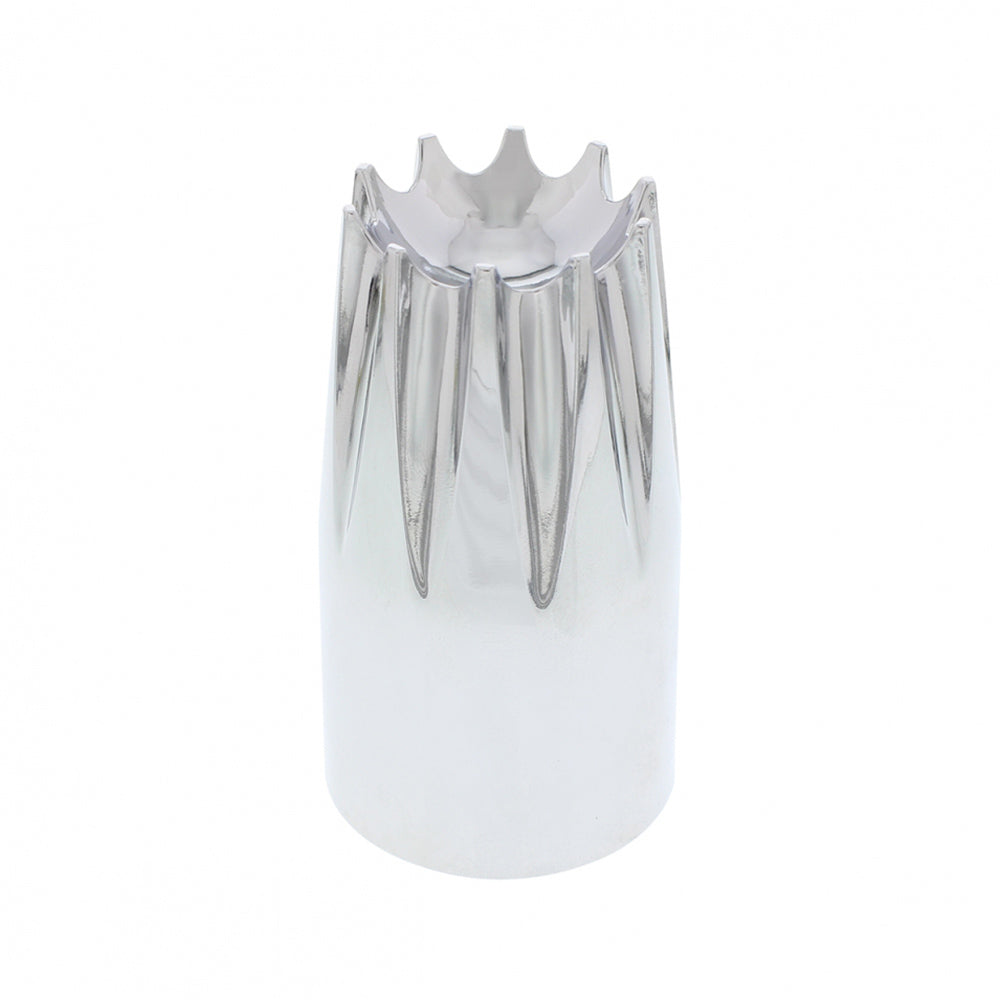 1-7/8" Chrome Plastic Crown Nut Cover - Thread On