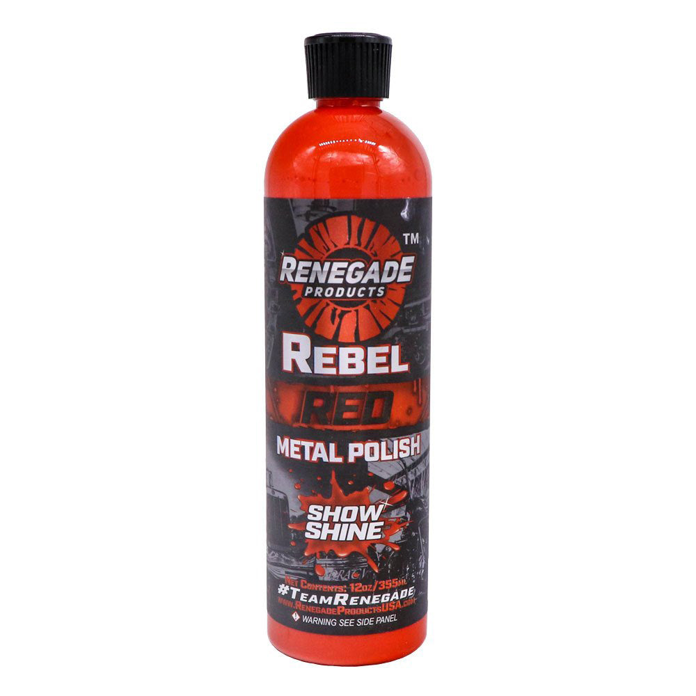 Renegade Rebel Red Show Shine Metal Polish 12 oz.
