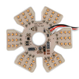 5-1/8" 54 LED Ultra Thin Hex Dual Function Air Cleaner Light
