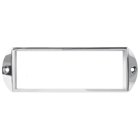 Chrome plastic super 21 light lens guard, close-up