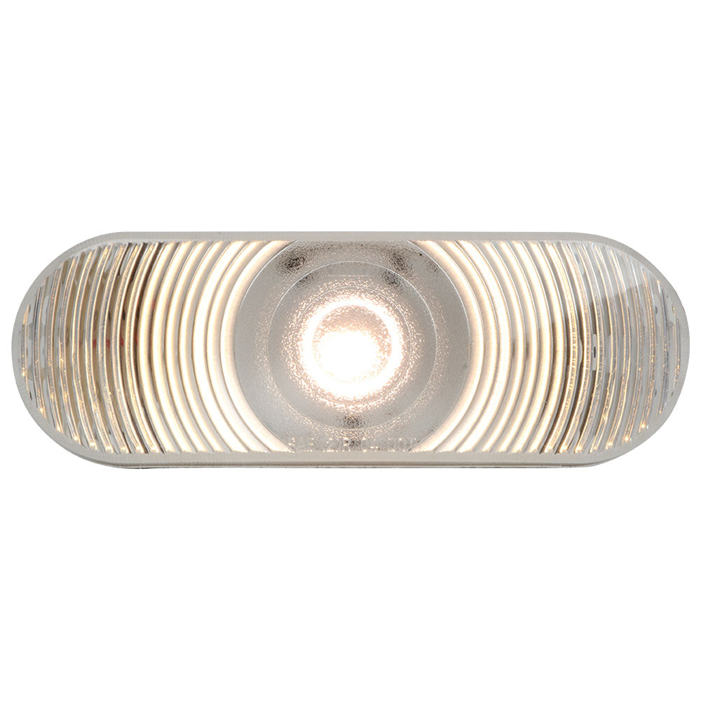 1 LED White Oval Back Up Light