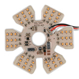 5-1/8" 54 LED Ultra Thin Hex Dual Function Air Cleaner Light