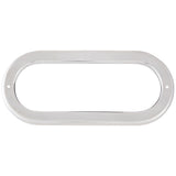 Oval Stainless Steel Light Bezel without Visor