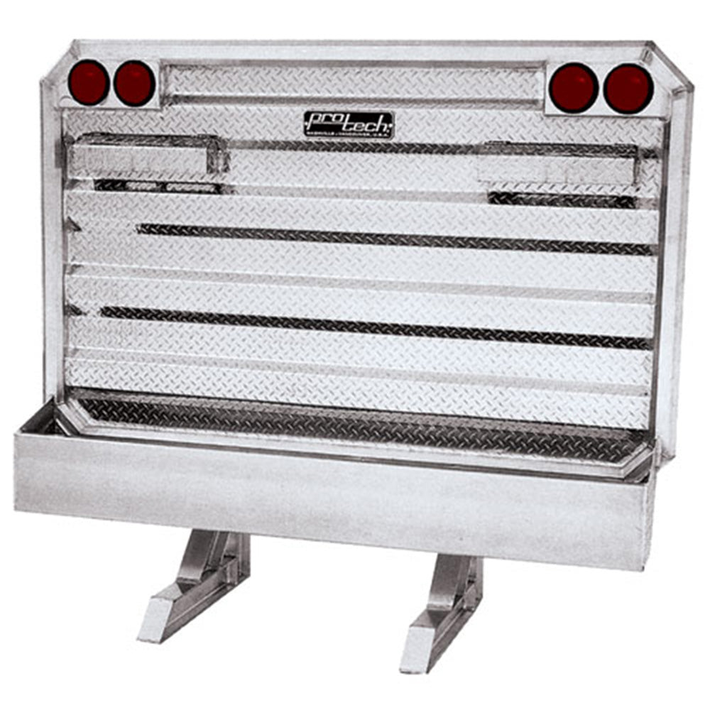 65"H x 70"W Cab Rack w/ Chain Hangers & Full Tray