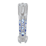 Chrome Austin Gun Cylinder Gearshift Knob with LED Lights