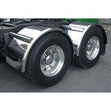80" Stainless Steel Single Axle Fenders 41-3/4"OD