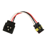 3-Pin Round to 3-Pin Straight Adapter Plug