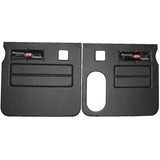 Peterbilt 379 American Classic Black Door Panel with Stainless Steel Logo
