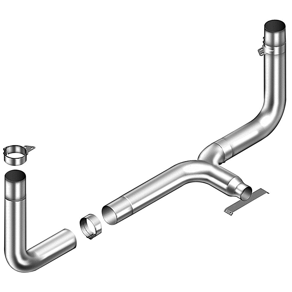 Peterbilt 379 8" One-Piece Exhaust Kit 8" Y-Pipe