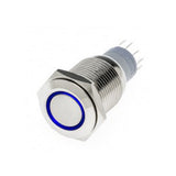 Chrome Flush Mount LED Switch