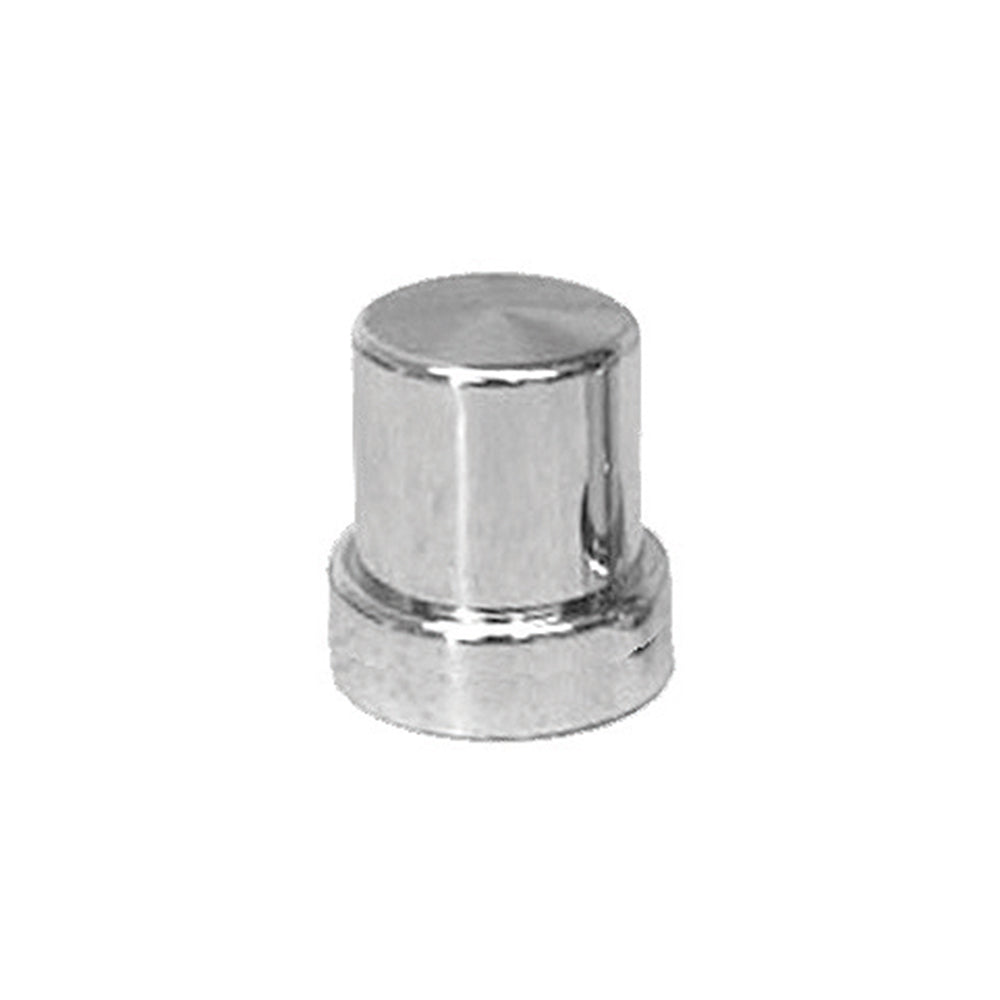 1-1/16" Chrome Plastic Top Hat Nut Cover - Push On