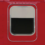 Kenworth 8" Stainless Sleeper Door Window Chop Top