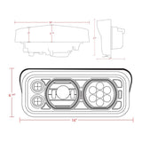Universal Blackout LED Projector Headlights