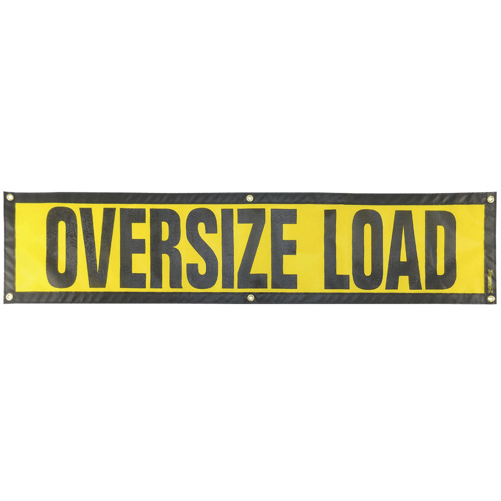 14" x 60" Grommet Escort Oversize Load Sign