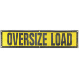 14" x 60" Grommet Escort Oversize Load Sign